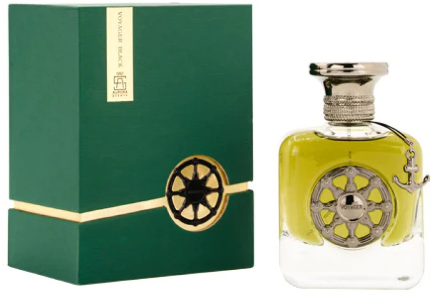 Aurora Scents Aurora Voyager Juodas Žalias EDP parfumuotas vanduo vyrams, 100 ml
