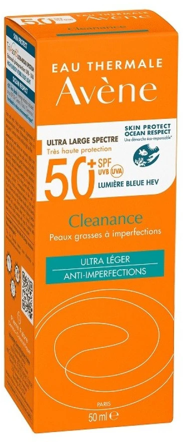 veido losjonas Avene Cleanance Spf 50, 50 ml