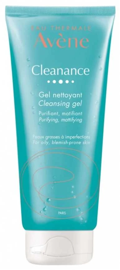 "Avéne Cleanance Gel Nettoyant Purifiant" valomasis matinio efekto gelis be muilo skirtas riebiai odai prižiūrėti 200ml