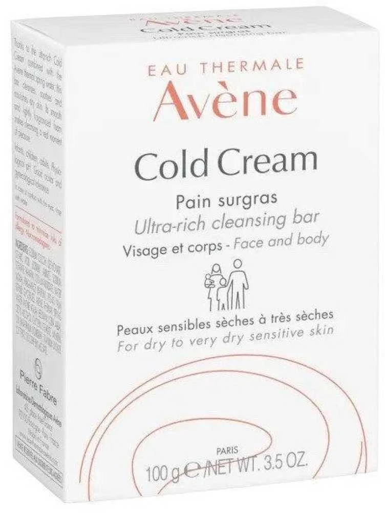 "Avene Cold Kreminis" itin geros sudėties valomasis muilas 100 g