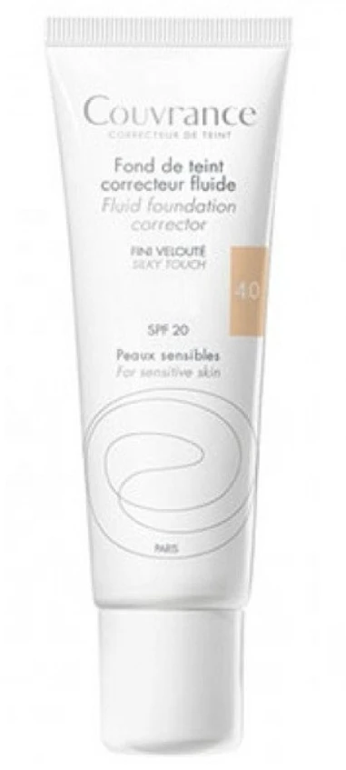 Maskuojantis makiažo pagrindas Avene Couvrance Fluid Foundation Correctors 4.0 Miel 30ml
