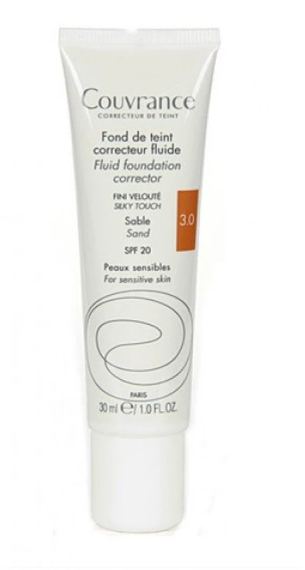 Maskuojantis makiažo pagrindas Avene Couvrance Fluid Foundation Correctors 3.0 Arena 30ml