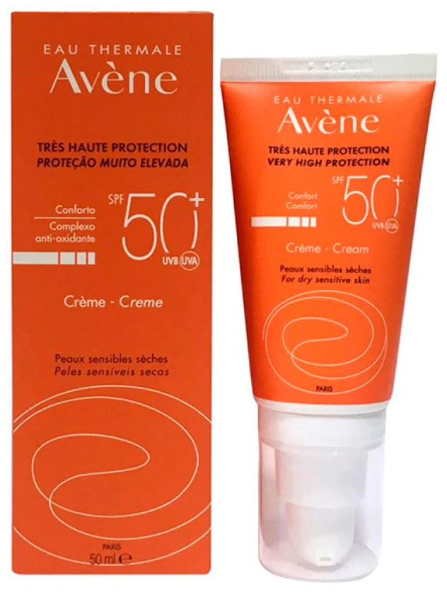 "Avéne" veido kremas SPF50+ sausai jautriai odai 50ml