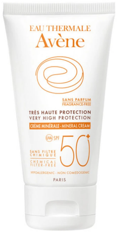 "Avene" labai aukštos apsaugos mineralinis kremas Spf50+ 50ml