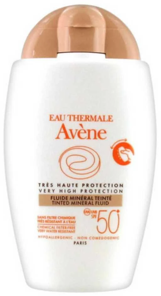 "Avene Fluid Mineral Tonuotas Spf50+" 40ml