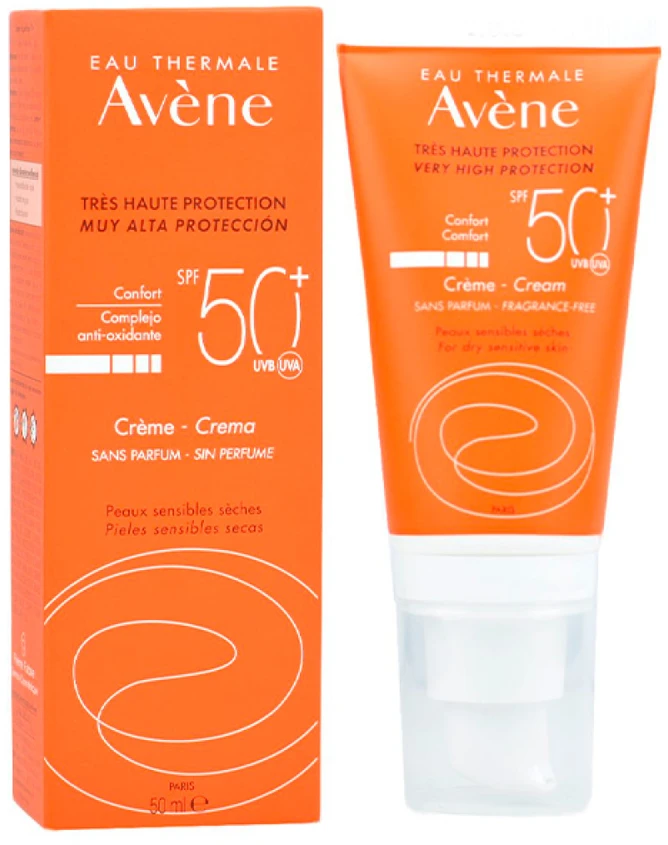 "Avène" bekvapis kremas su SPF 50+ 50ml