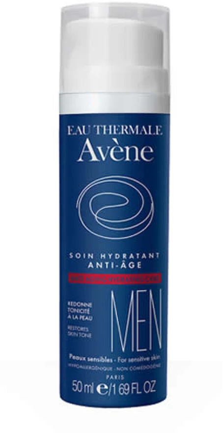 "Avène" drėkinamoji anti-senėjimo priežiūros priemonė vyrams 50ml