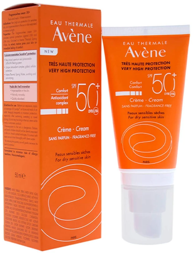 Avene veido fluidas su atspalviu ir SPF50+, 50 ml
