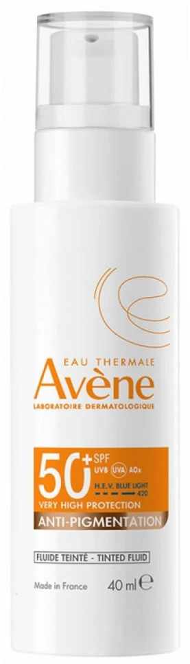 Avene Very High Protection Tinted fluidas SPF 50+ apsauginis veido fluidas nuo saulės, 40 ml