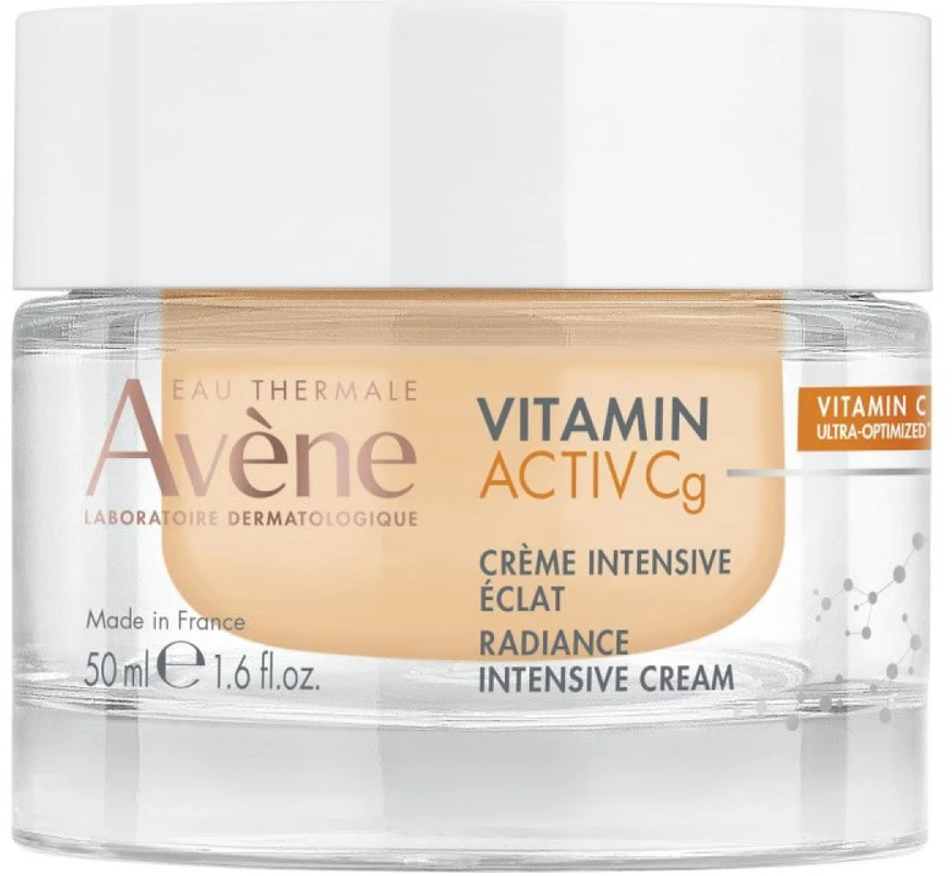 Avène Vitamin Activ Cg Intensive Brightening Kreminis skaistinantis senėjimą stabdantis veido kremas, 50 ml