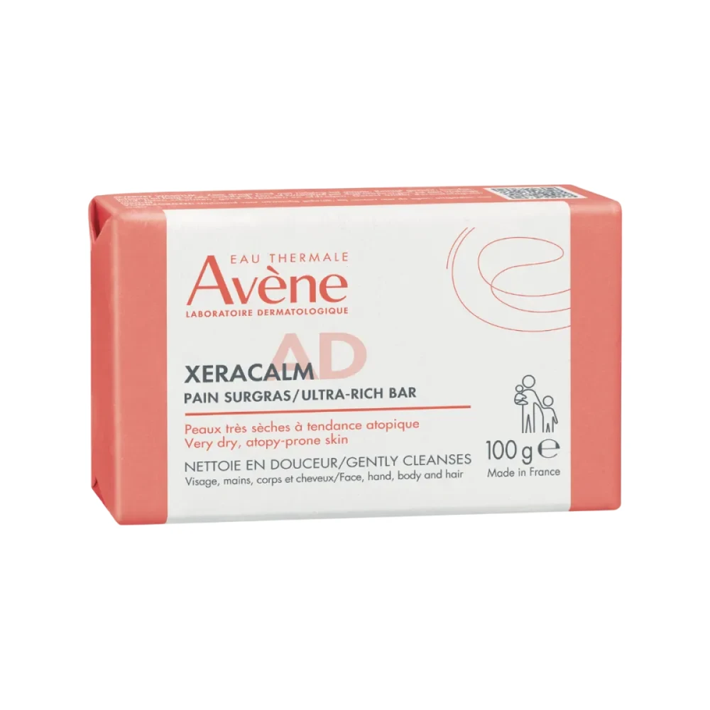 Avene XeraCalm A.D švelnus valomasis veido prausiklis, 100 g
