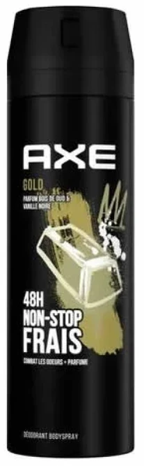 Axe Dezodorantas Purškiklis Homme 48h Gold, 200 ml