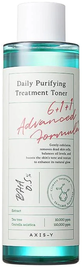 AXIS-Y Daily Purifying Treatment Toner Valomasis veido tonikas, 200 ml
