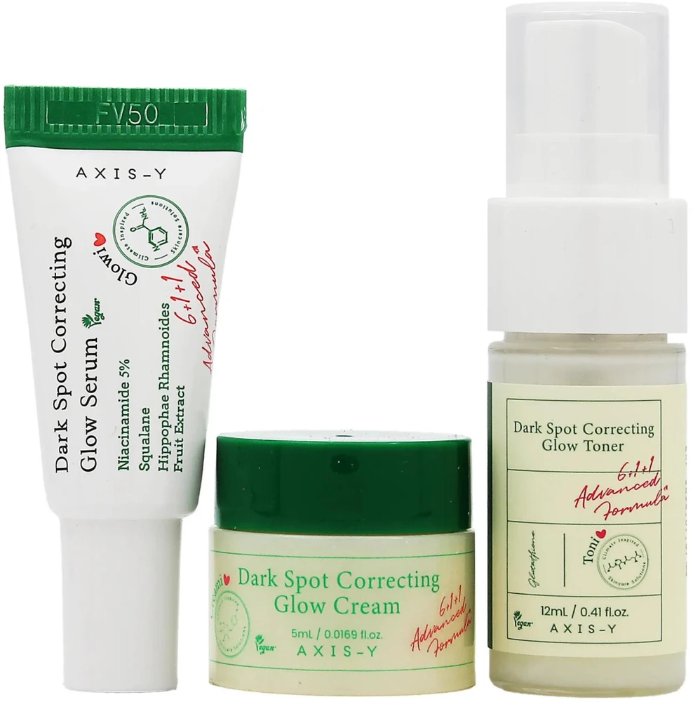AXIS-Y The Mini Glow Trio SET (Toneris 12 ml + Serum 5 ml + Kreminis 5 ml)