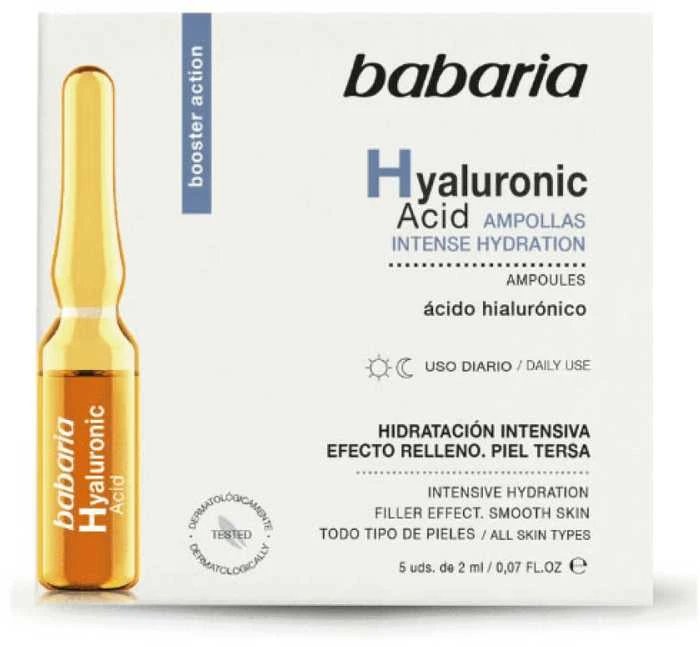 "Babaria" hialurono rūgšties ampulės 5 vienetai