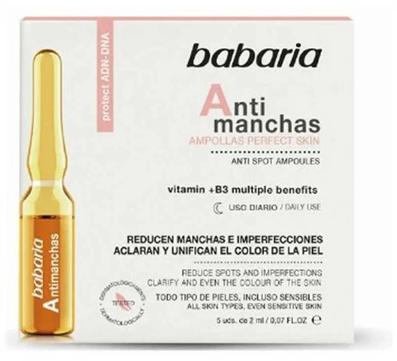 "Babaria" ampulės nuo pigmentinių dėmių 5x2ml