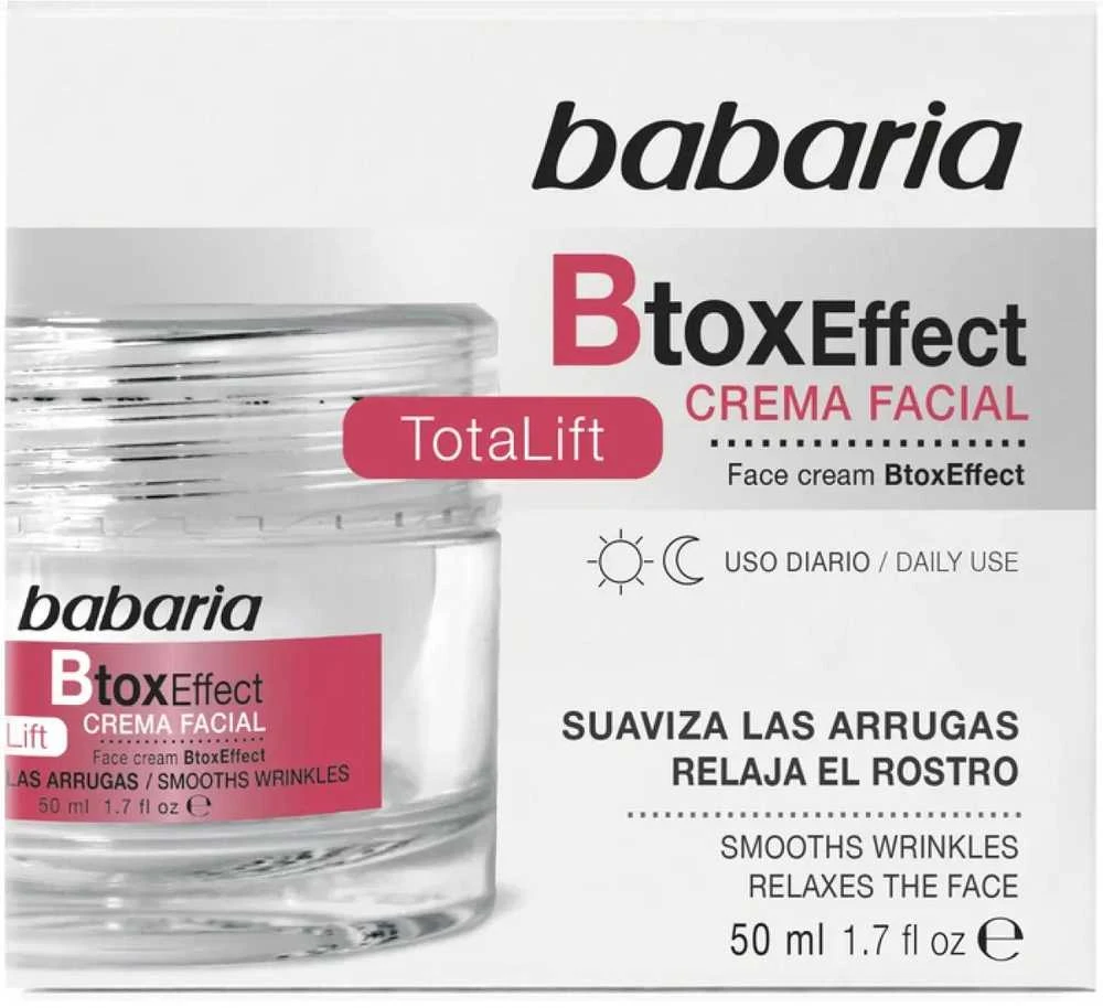"Babaria Botox Effect" veido kremas "Facial Totalift" 50ml