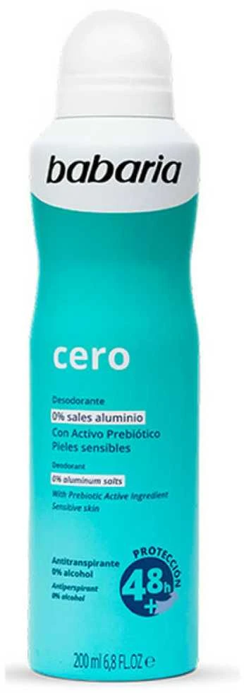 Babaria Zero dezodorantas purškiklis 200ml