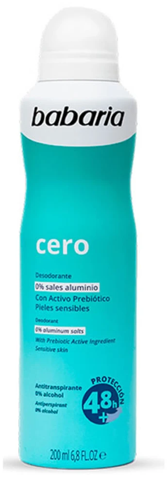 Babaria Zero dezodorantas purškiklis 200ml