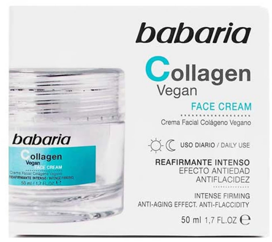 Babaria Kolageno veganiškas veido kremas 50ml