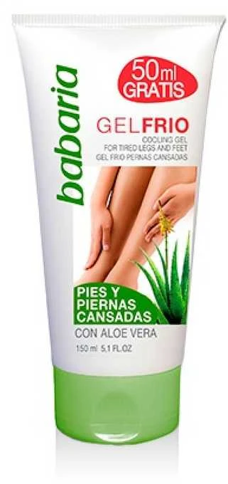 Babaria šaldantis gelis pavargusiom kojom, 150ml