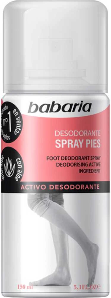 Babaria Foot Dezodorantas Purškiklis dezodorantas pėdoms, 150 ml