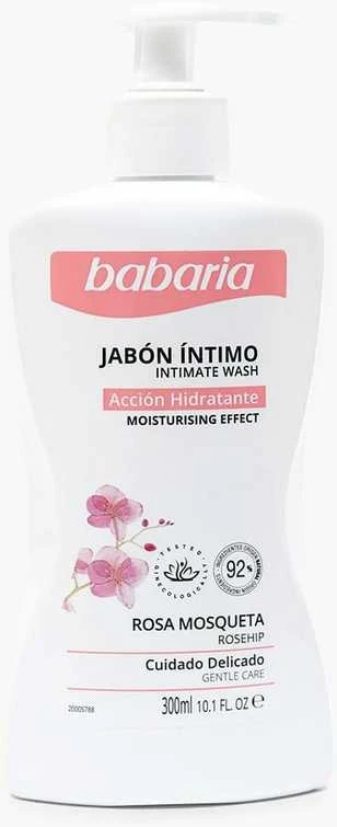 "Babaria" intymios higienos muilas su erškėtuogių aliejumi 300ml