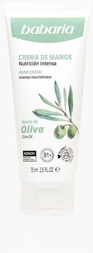 "Babaria" alyvuogių aliejaus maitinamasis rankų kremas 75ml