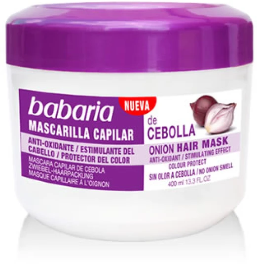 Babaria Onion Hair Mask plaukų kaukė, 400 ml