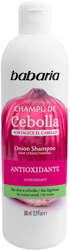 Babaria Onion Hair šampūnas Antioxidant & Fortifying, 380 ml