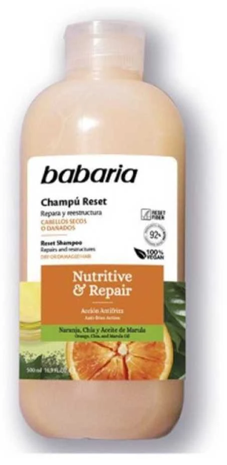 "Babaria Reset Maitinamasis ir atkuriamasis šampūnas" 500ml