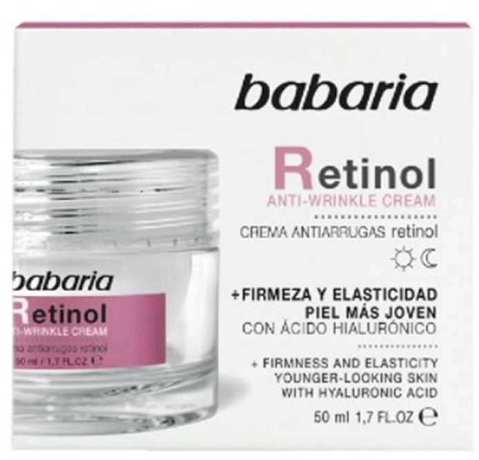 Kremas nuo raukšlių Babaria Retinol, 50ml