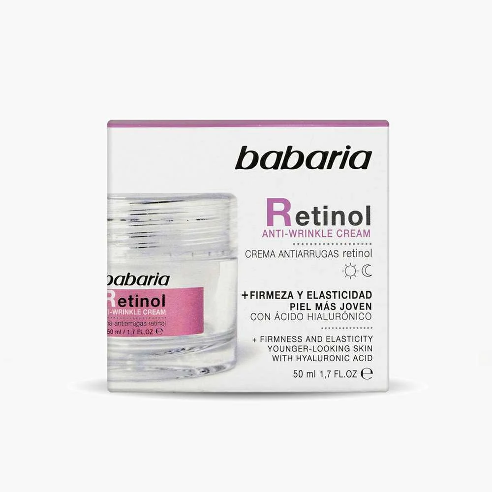 Kremas nuo raukšlių Babaria Retinol, 50ml