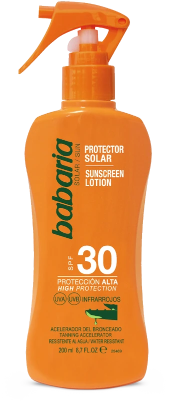 "Babaria" apsauginis purškiklis nuo saulės Spf30 200ml