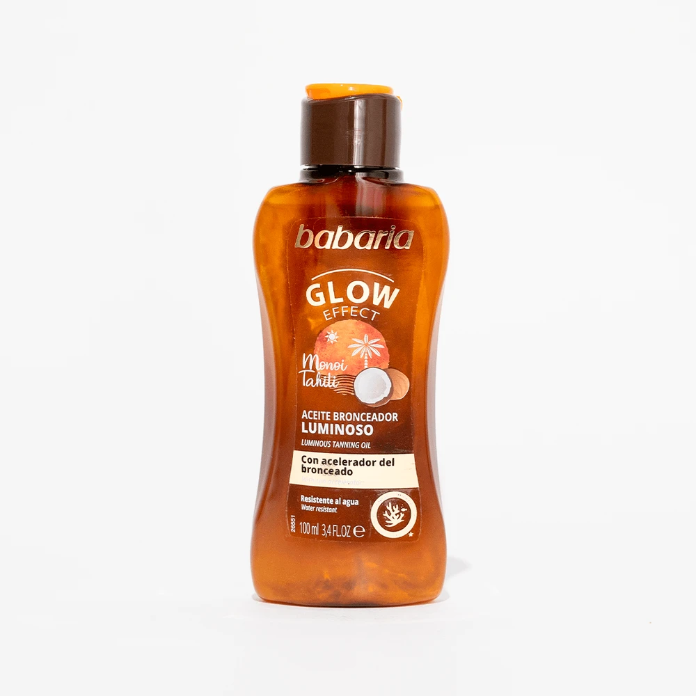 "Babaria" įdegio aliejaus gelis "Glowing Effect" 100ml