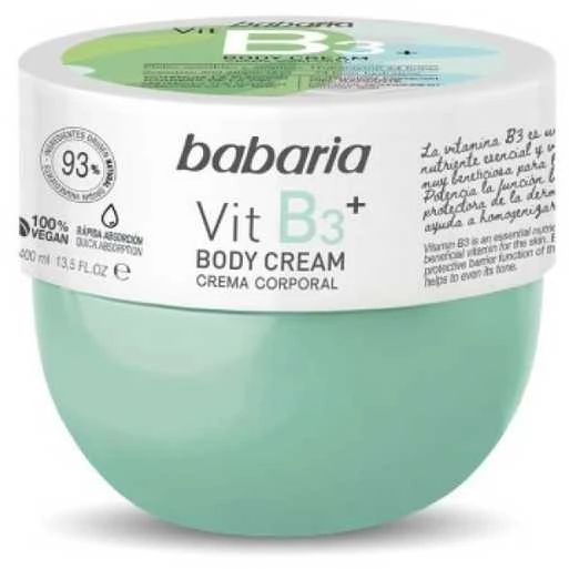 "Babaria" vitaminas B3 kūno kremas 400ml
