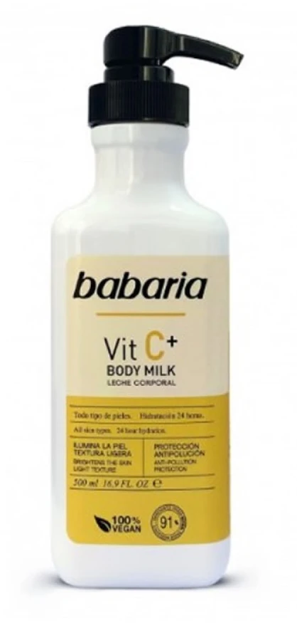 "Babaria" vitaminas C kūno pienelis 500ml