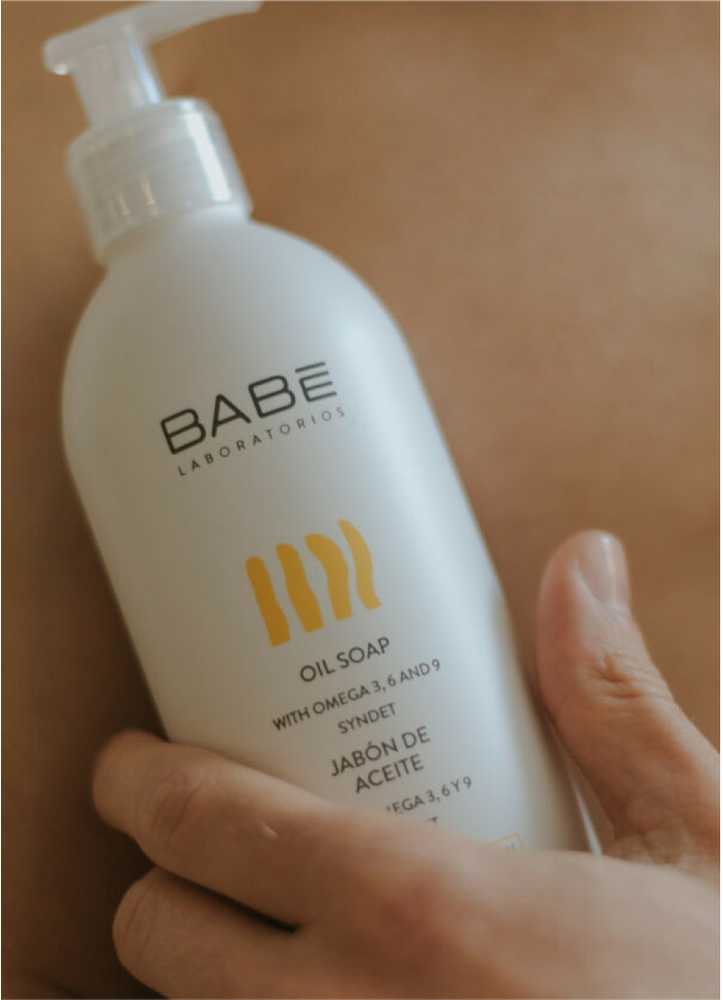 Babe Atopinės odos muilas su aliejumi 500ml