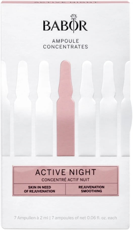 BABOR Regeneruojančios ampulės veidui. Active Night