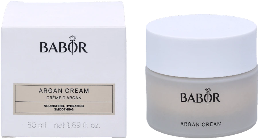 Babor Argan Kreminis veido kremas sausai odai su argano aliejumi, 50 ml