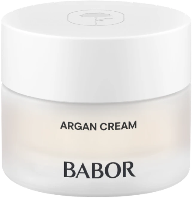 Babor Argan Kreminis veido kremas sausai odai su argano aliejumi, 50 ml