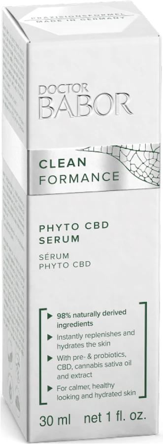 Babor Clean Formance Phyto CBD Serum raminantis serumas veidui, 30 ml