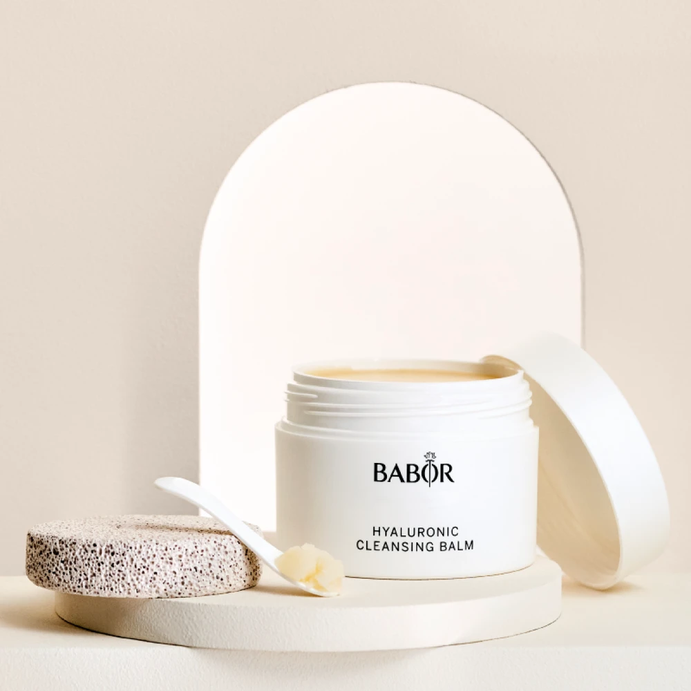 BABOR Valomasis veido balzamas su 3D hialurono rūgštimi reikliai odai. Hyaluronic Cleansing Balm