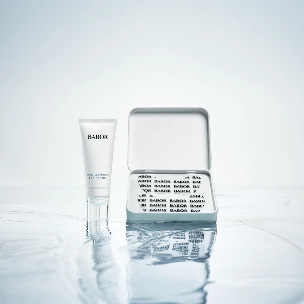 BABOR Instant Fresh & Smooth paakių serumas ir padeliai
