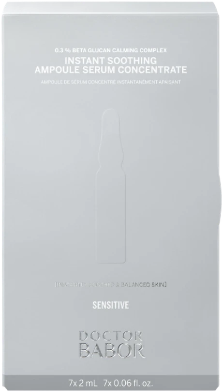 BABOR Intensyviai raminančios ampulės veidui. Instant Soothing Ampoule Serum Concentrate