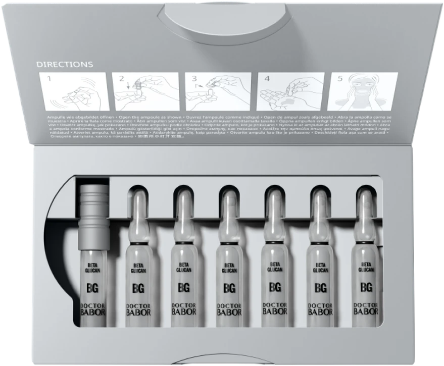 BABOR Intensyviai raminančios ampulės veidui. Instant Soothing Ampoule Serum Concentrate