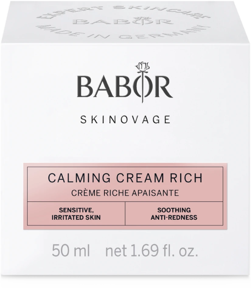 Babor Skinovage Calming Kreminis Rich raminantis veido kremas jautriai odai, 50 ml