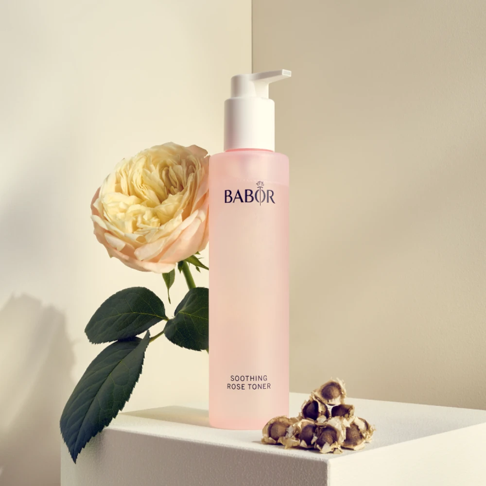 Babor Soothing Rose Toneris gaivinantis veido tonikas su rožių esencija, 200 ml