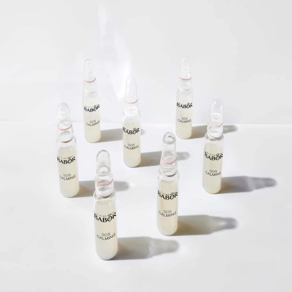 Babor SOS Calming Ampoule Concentrates raminančios ampulės veidui, 7 x 2 ml