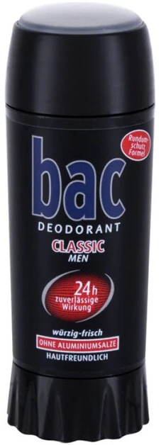 BAC Classic Dezodorantas vyrams, 40 ml